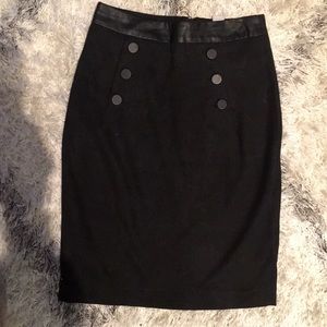 H&M Suede Pencil Skirt Size 4